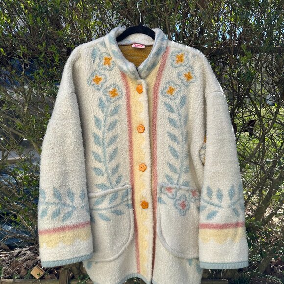 handmade, upcycled quilt + blanket coats - Picture 7 of 13